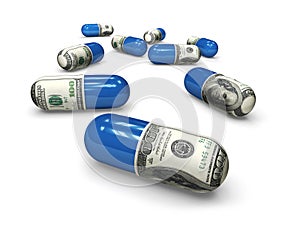 Dollar medicine capsules f1s