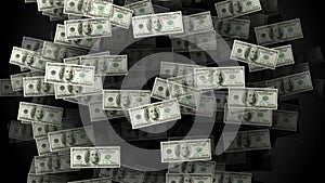 Dollar Money Background Animation