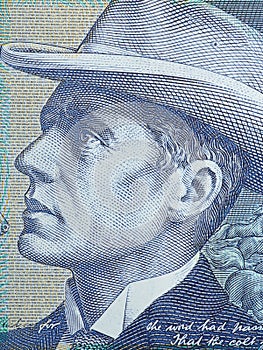 The 10-dollar notes of the Australian currency.