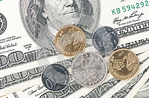 Dollar and sen money