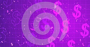 Dollar sign currency forex intraday options trading background.