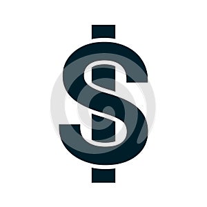 Dollar sign icon. Vector object