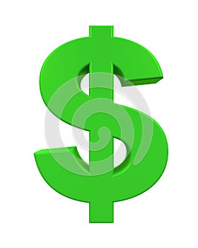 Dollar Sign Isolated