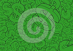 Dollar Signs Background