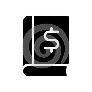 Dollar vector glyph flat icon