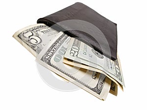 Dollars in billfold
