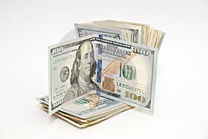 Dollars bills isolated