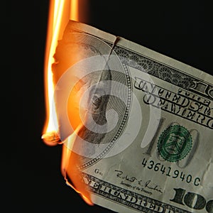 Dollars burn