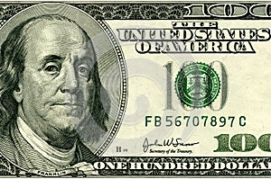 Dollars closeup