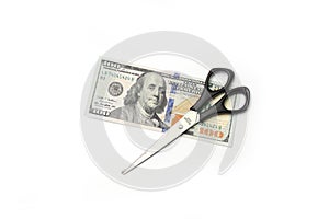 Dollars and scissors