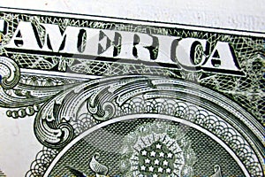 Dollarscheine als Hintergrund