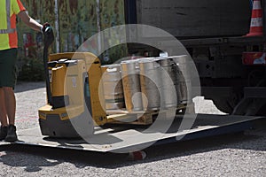 a dolley in warehouse logistics