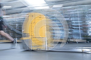 A dolley in warehouse logistics