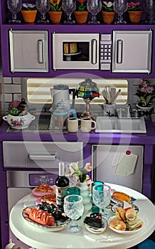 Dollhouse Kitchen in Detail