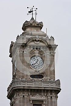 Dolmabahce clock tower