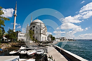 Dolmabahce mosque in Istanbul, Turkey