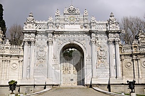 Dolmabahce Palace gate