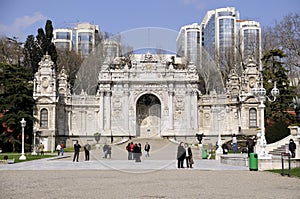 Dolmabahce Palace gate