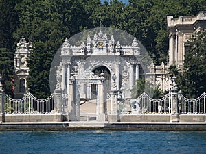 Dolmabahce palace in Istanbul photo