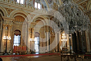 Dolmabahce palace in Istanbul