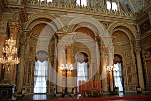 Dolmabahce palace in Istanbul