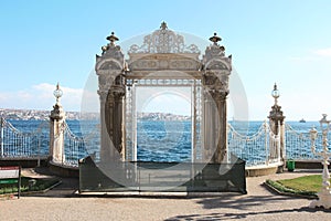 Dolmabahce Sarayi palace in Istanbul photo