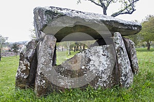 Dolmen of Barrosa, North Portugal. photo