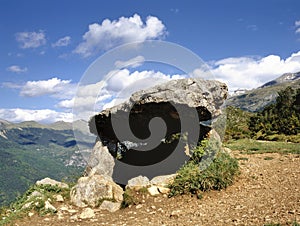 Dolmen, burial mounds, in Spain