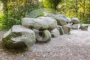 Dolmen D27 is a building intended for the burial of deceased people