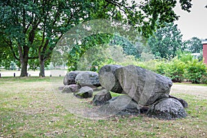 Dolmen D46, Haselackers municipality of Emmen in the Dutch province of Drenthe