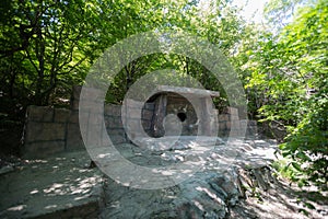 Dolmen in Gelendzhik. Krasnodar region. Russia. 22.05.2016