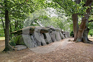 Dolmen La Roche-aux-Fees, Brittany, France