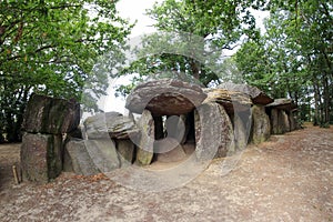 Dolmen La Roche-aux-Fees, France, Brittany