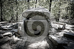 A dolmen of the North Caucasus