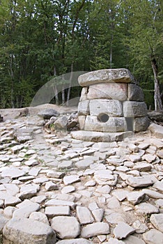 Dolmens. Made of stone 5000 years ago.