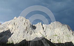 Dolomite Alps beautiful sunset view