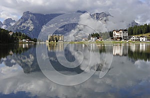 Dolomite Alps, Misurina Lake photo