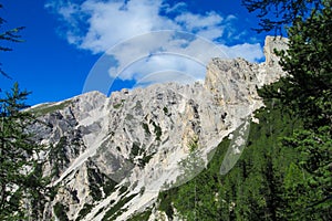 Dolomite Alps rocky landscape