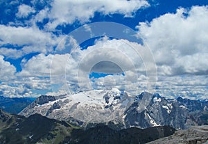 Dolomite Alps rocky landscape