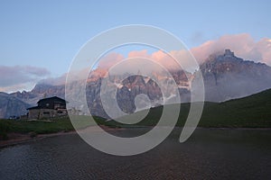 Dolomite mountain in Italy