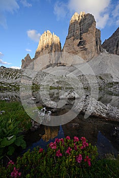 Dolomite mountain in Italy