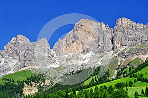 Dolomite peaks, Rosengarten