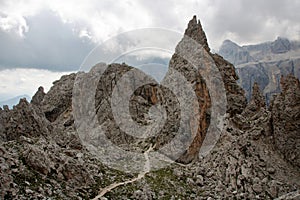 Dolomite`s landscape - Col Pradat