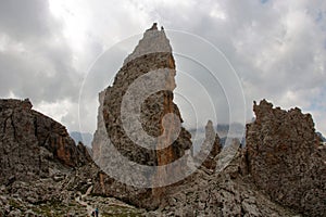 Dolomite`s landscape - Col Pradat