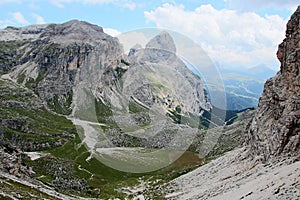 Dolomite`s landscape -Puez odle natural park