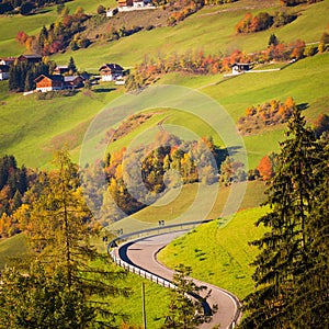 Dolomites Alps, Funes Valley