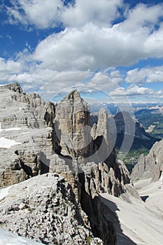 Dolomites beautiful rock