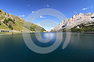 Dolomites - Fedaia lake