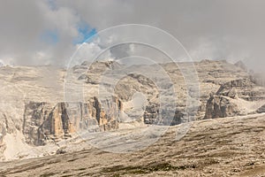 Dolomites Italy - Val Gardena -  Passo Sella