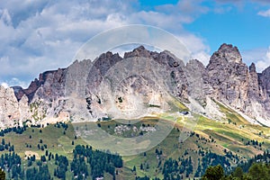 Dolomites Italy - Val Gardena -  Passo Sella